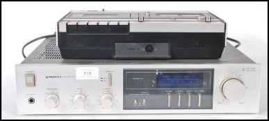 A vintage hi-fi system to include a Pioneer Stereo Amplifier SA-520, a Waltham Dolby System Stereo