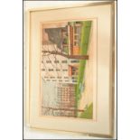 A framed lithograph picture by Andre Renoux titled  signed ltd ed 72 / 175 lithograph depicting a
