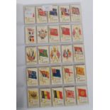 A collection of vintage Gallaher cigarette cards to include two full sets; British Naval Series (set