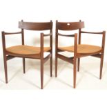 MANNER OF ARNE VODDER - PAIR OF DANISH TEAK CARVER