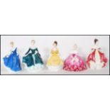 A collection of Royal Doulton ceramic figurines to include Southern Belle HN 1957, Kay HN 3340,