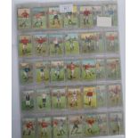 A full set of 100 Gallaher's Association Football Club Colours cigarette / trade cards preserved