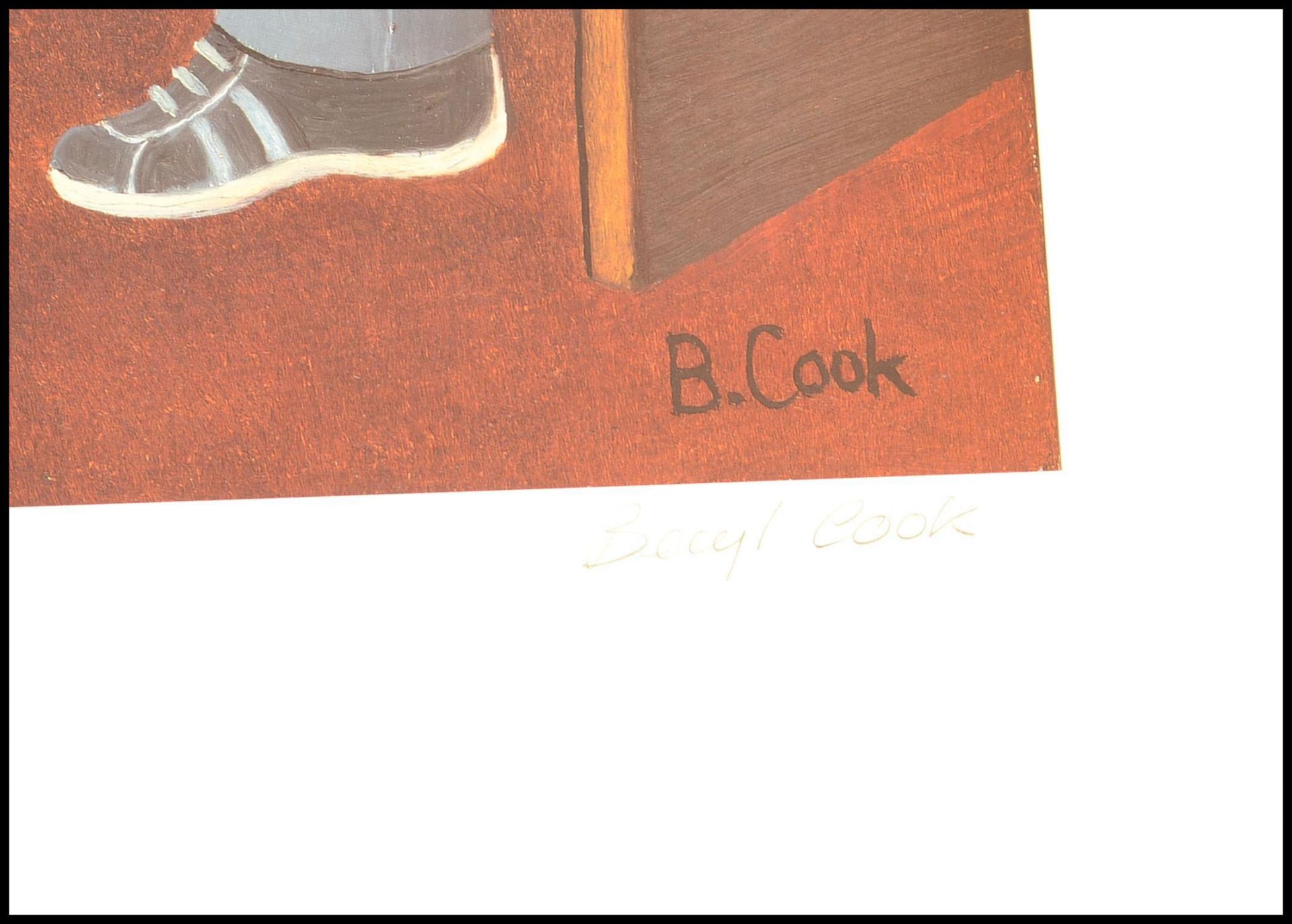 A limited edition Beryl Cook signed print entitled - Bild 5 aus 5