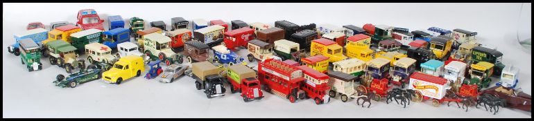 A COLLECTION OF UNBOXED DIECAST MODEL VEHICLES