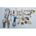 A collection of wrist watches of various makers to include Seiko Quartz, Waterproof Genfa