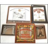 A group of 20th Century breweriana pub advertising mirrors to include Morrells Brewery Limited