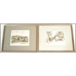 Harold Sayer R.E. R.W.A. (1913-1933) - Two 20th Century British West Country local interest etchings