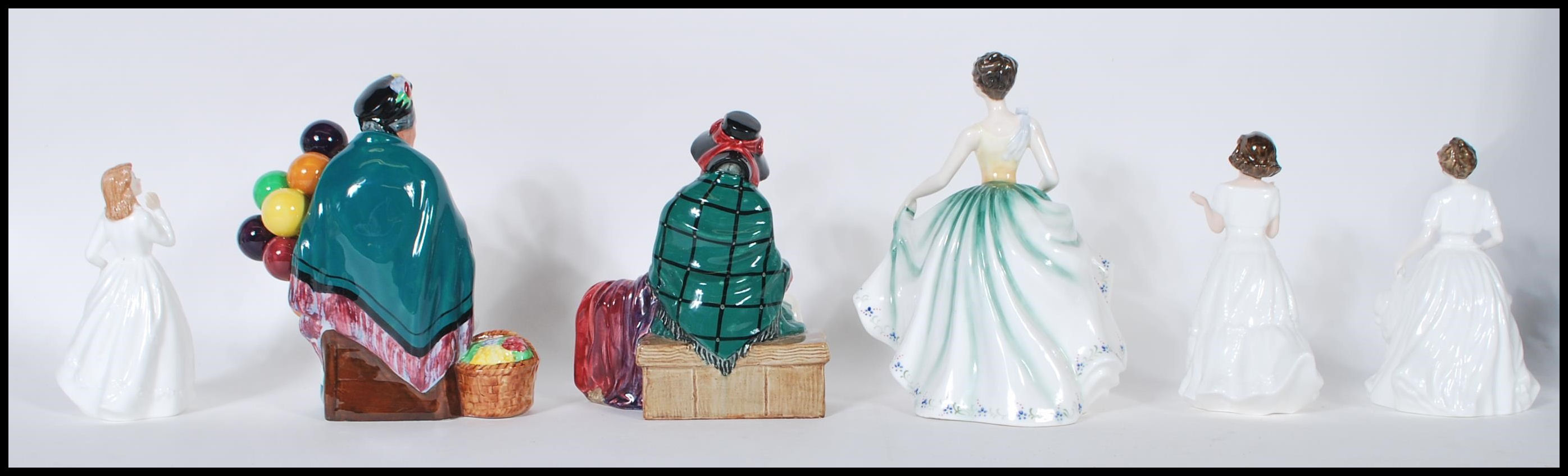 A collection of Royal Doulton ceramic figurines to include Harmony HN 4096, Joy HN 3875, Welcome - Image 3 of 8