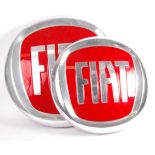 ORIGINAL 1990'S FIAT CAR BADGE SHOWROOM LIGHT BOX