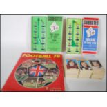 A Figurine Panini Football 78 collectors sticker album, the sticker album being complete together