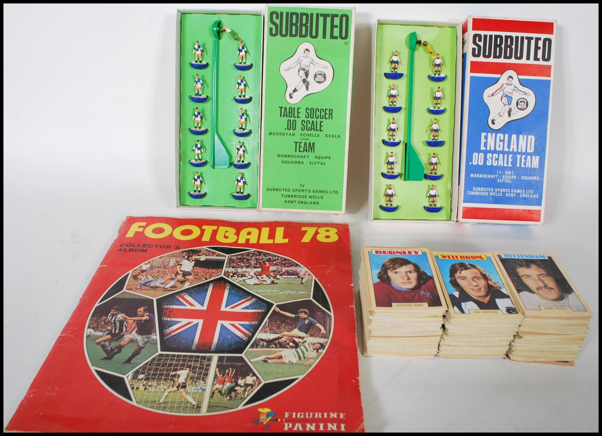 A Figurine Panini Football 78 collectors sticker album, the sticker album being complete together