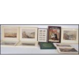 A collection of Lake District colour lithograph prints from 'The Lake Scenery of England' by J B