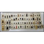 A large collection of taxidermy insects set within resin to include Praying Mantis, Spur-throated