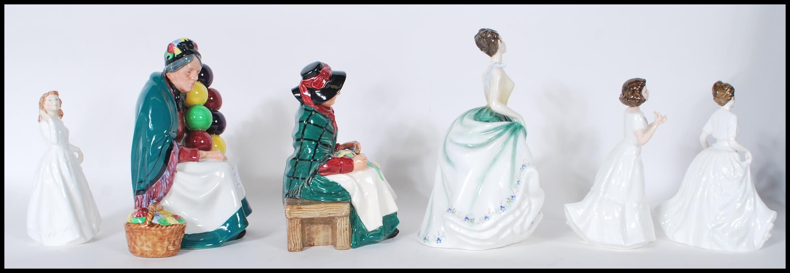 A collection of Royal Doulton ceramic figurines to include Harmony HN 4096, Joy HN 3875, Welcome - Image 2 of 8