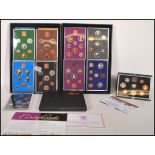 A collection of Royal Mint Proof Sets Of Coins to include 1970, 1971, 1972, 1974, 1978, 1975,