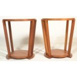 PAIR OF 20TH CENTURY DANISH INSPIRED TEAK WOOD LAM