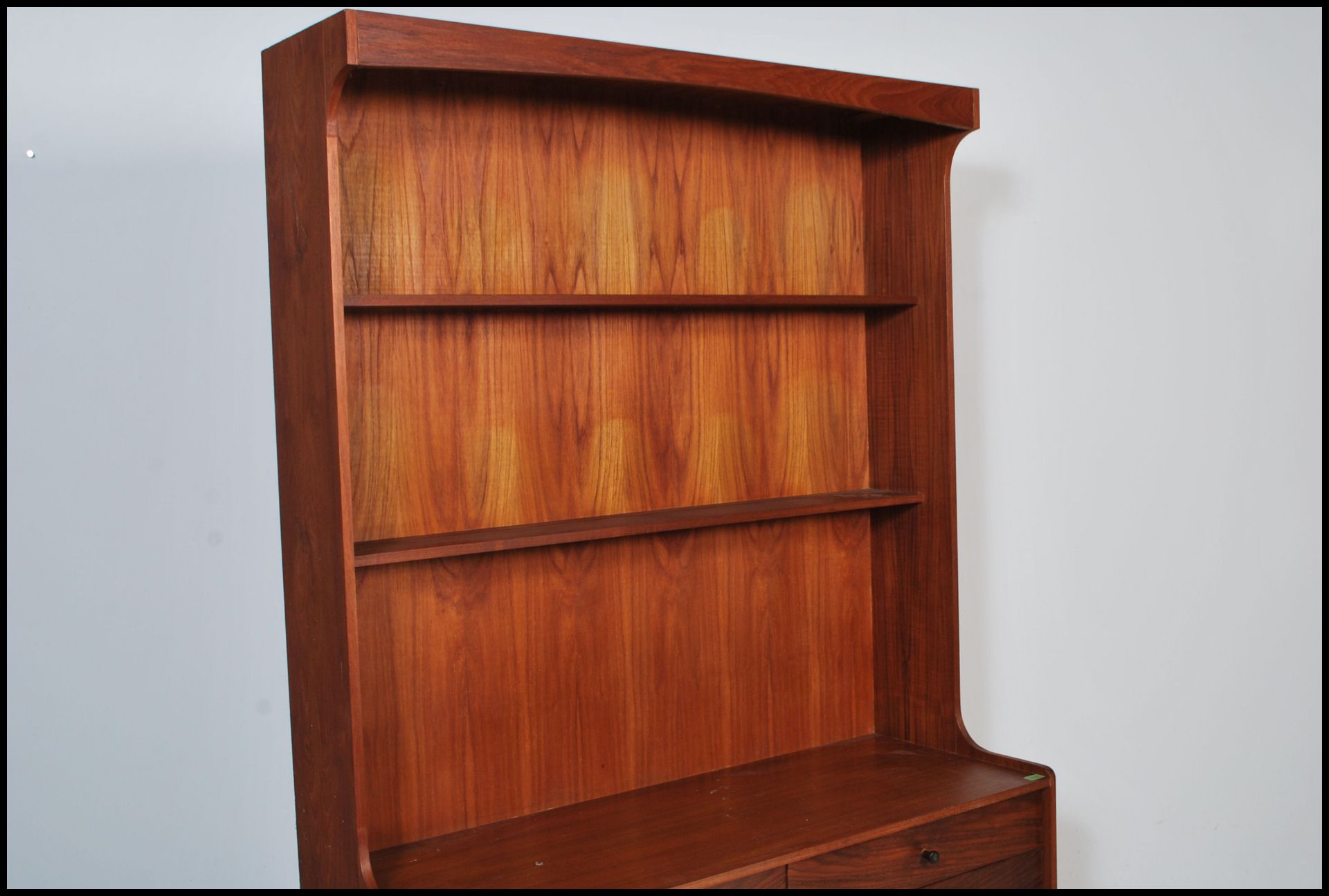 A retro 20th Century Teak wood highboard bookcase - Bild 3 aus 7