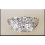 A stamped 925 sterling silver purse in the form of