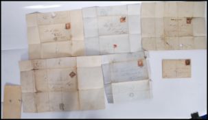 A collection of Victorian handwritten bills of sal