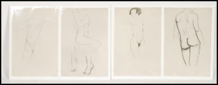 Eric Gill (1882-1940) Two pairs of female nudes fr