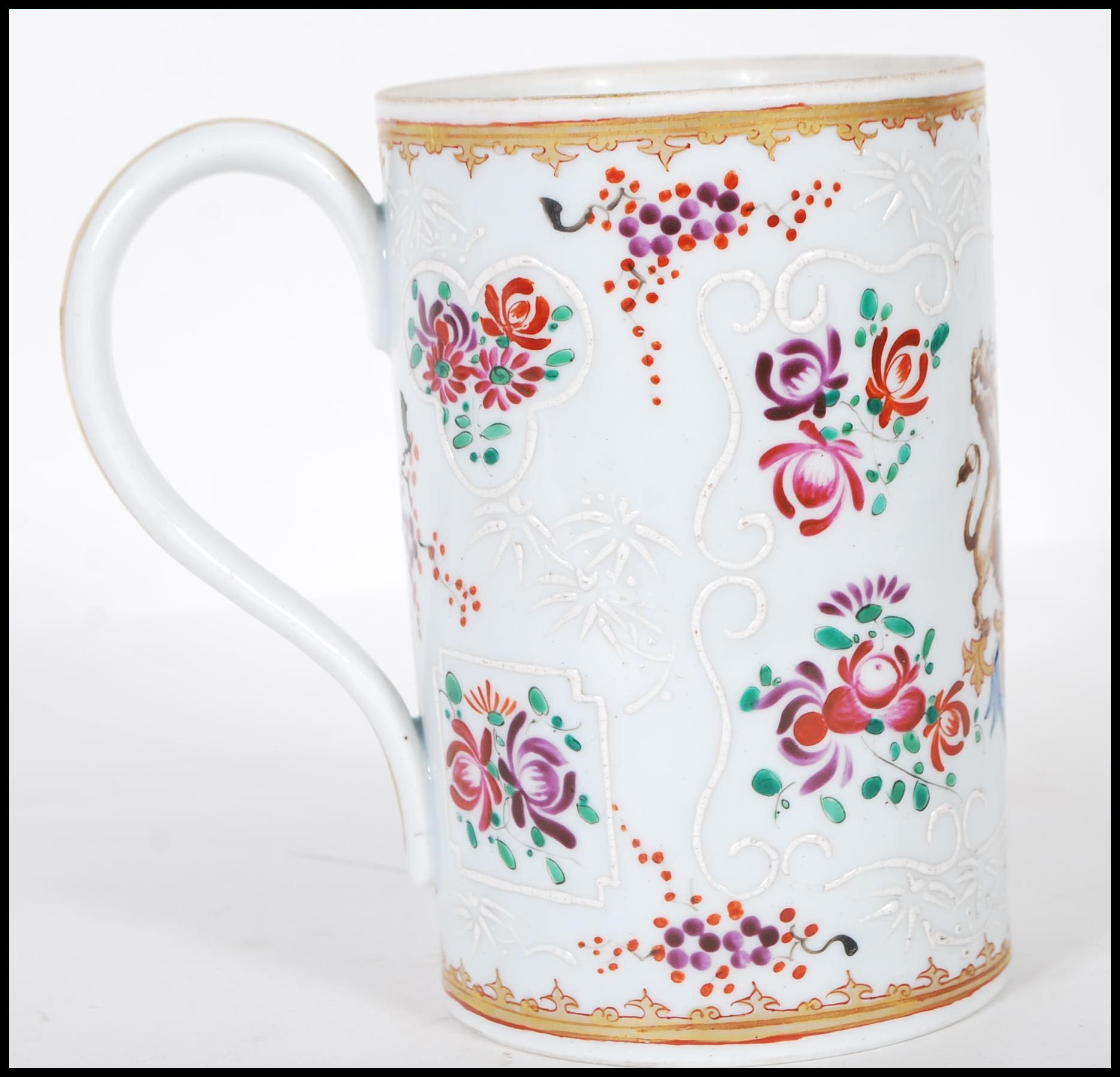 A 19th Century Edme Samson of Paris porcelain mug - Image 3 of 6