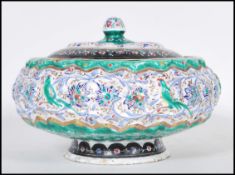 A early 20th Century Chinese copper enameled pot a