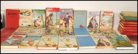 A collection of Biggles books by Captain W.E. John