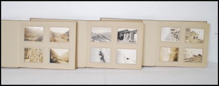 Three Photograph albums circa 1920/30's of trips t