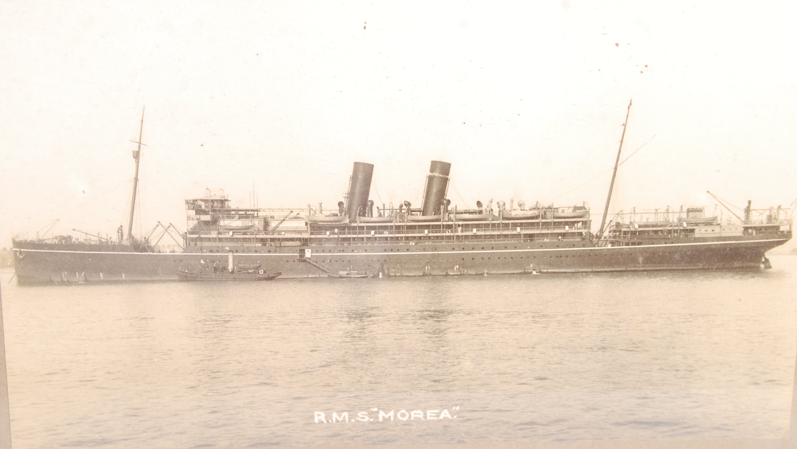 RARE WWI FIRST WORLD WAR INTEREST RMS MOREA PHOTOG - Image 2 of 4