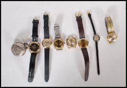 A collection of gents vintage and retro mechanical