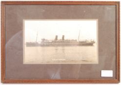 RARE WWI FIRST WORLD WAR INTEREST RMS MOREA PHOTOG