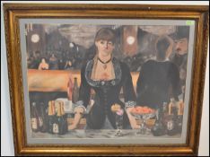 After Edouard Manet - A good 20th Century framed a