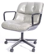 RARE ORIGINAL EXECUTIVE CHAIR BY CHARLES POLLOCK FOR KNOLL INTERNATION