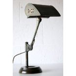 ART DECO 1930'S ANTIQUE VINTAGE METAL BANKERS DESK LAMP