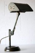 ART DECO 1930'S ANTIQUE VINTAGE METAL BANKERS DESK LAMP