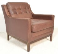 AFTER BORGE MOGENSEN 1960'S DANISH LEATHER ARMCHAIR