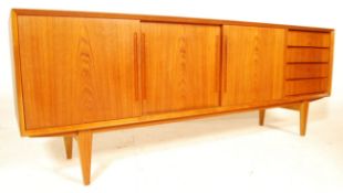 RARE AND STUNNING 1960'S DANISH TEAK WOOD SIDEBOARD CREDENZA