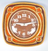 AVIA WEST GERMAN 1960'S VINTAGE WALL CLOCK WITH QUARTZ MOVEMENT