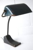 HELLUX ORIGINAL 1920'S ART DECO BANKERS DESK LAMP / WALL LIGHT