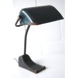 HELLUX ORIGINAL 1920'S ART DECO BANKERS DESK LAMP / WALL LIGHT