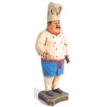 VINTAGE SHOP ADVERTISING LARGE SCALE MODEL OF A BAKER / CHEF