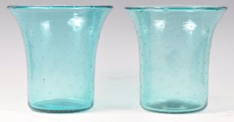 WHITEFRIARS MID 20TH CENTURY RETRO BUBBLE CONTROL VASES