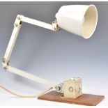 INDUSTRIAL VINTAGE MEMLITE WORKMAN'S / FACTORY ARTICULATED LAMP