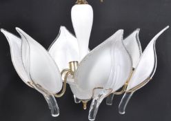 SEGUSO MURANO 1970'S ITALIAN CHANDELIER CHANDELIER BY F. LUCE