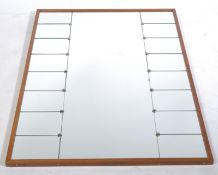 1970'S SCANDINAVIAN PANELLED WALL MIRROR BY G&T