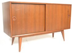 MID 20TH CENTURY DANISH INSPIRED TEAK WOOD SIDEBOARD CREDENZA