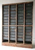 LARGE 1950'S 48 DRAWER INDUSTRIAL CABINET