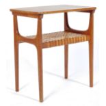 DANISH 1960'S RETRO VINTAGE TEAK AND SEAGRASS WOOD