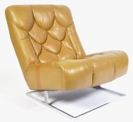 ORIGINAL 1970'S TETRAD NUCLEUS RANGE LEATHER CHAIR