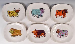 RETRO VINTAGE STAFFORDSHIRE ENGLISH IRONSTONE BEEFEATER DINNER PLATES